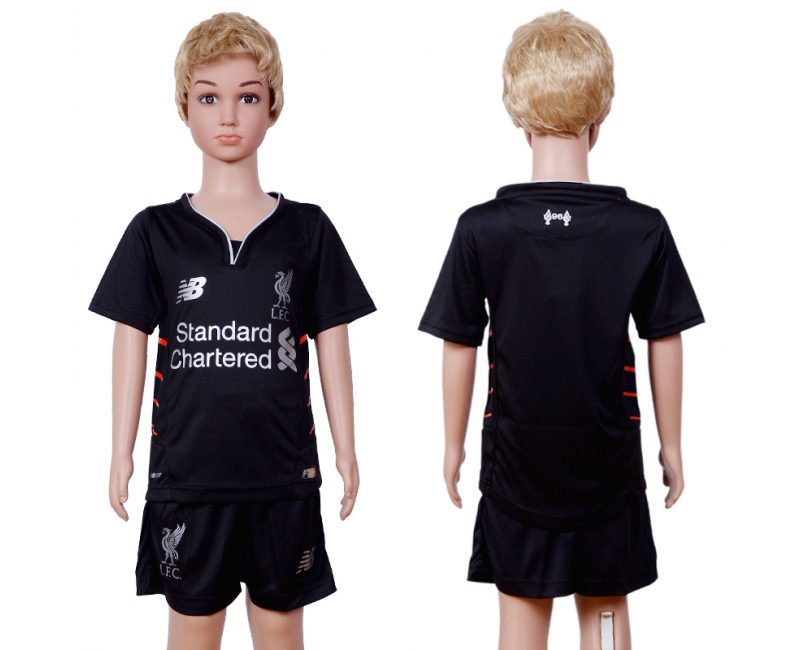 2016 Soccer Liverpool Blank Away Kids Jersey