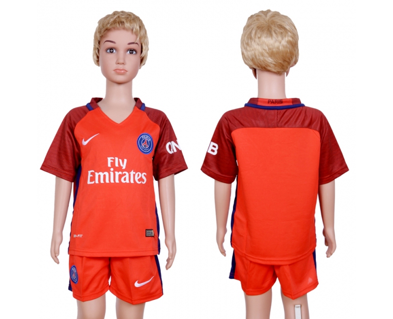 2016 Soccer Paris Saint-Germain Blank Away Kids Jersey