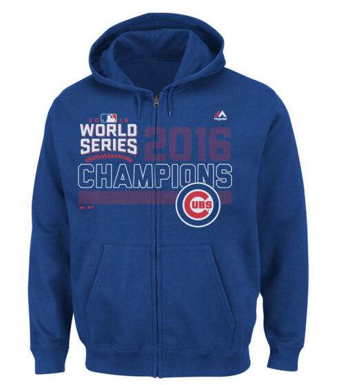 MLB Chicago Cubs World Series Blue Champions Hoodie