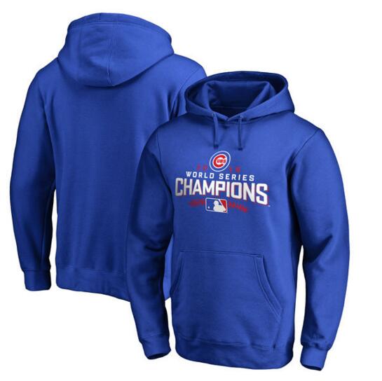 MLB Chicago Cubs World Series Champions Blue Mens Hoodie