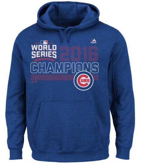 MLB Chicago Cubs World Series Champions Blue Color Hoodie