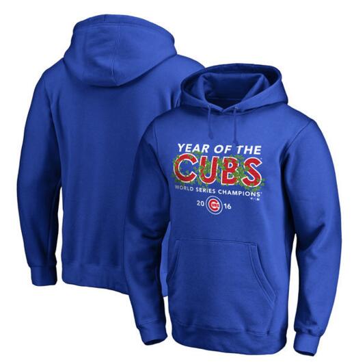 MLB Chicago Cubs World Series Champions Blue Men Hoodie