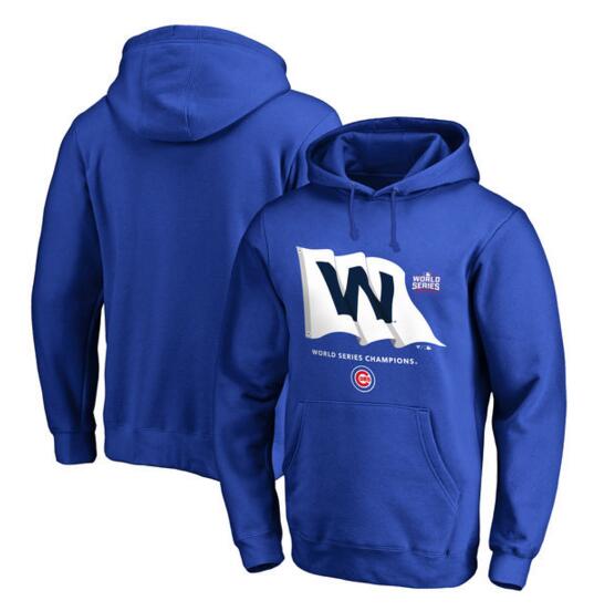 MLB Chicago Cubs World Series Champions Blue 2016 Mens Hoodie