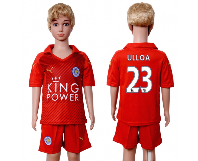 2016 Soccer Leicester #23 Ulloa Away Kids Jersey