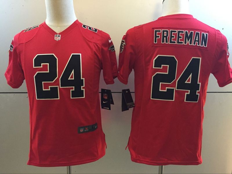 NFL Atlanta Falcons #24 Freeman Color Rush Kids Jersey