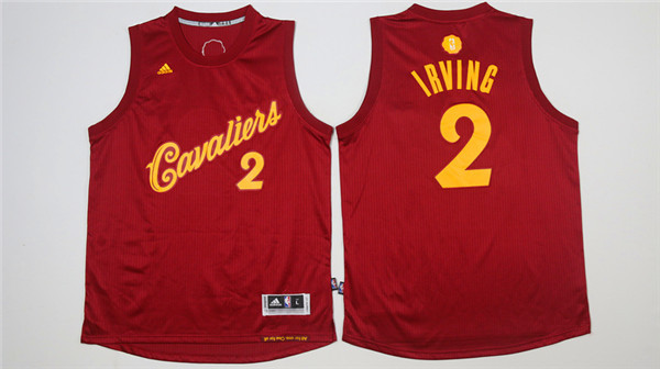 NBA Cleveland Cavaliers #2 Irving Red Jersey