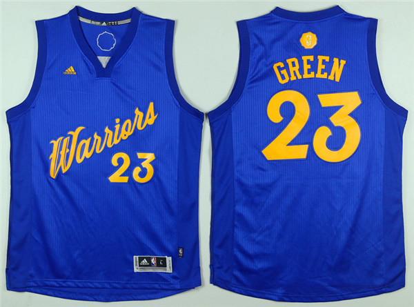 NBA Golden State Warriors #23 Green Blue Jersey