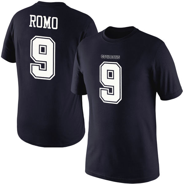NFL Dallas Cowboys #9 Romo  Mens T-Shirt