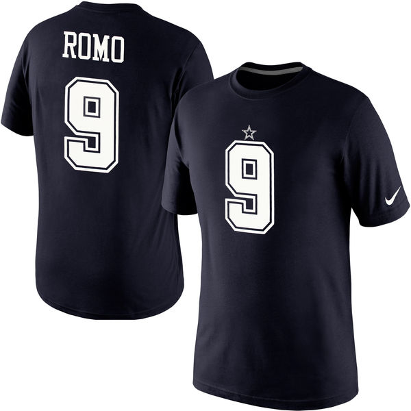 NFL Dallas Cowboys #9 Romo Mens T-Shirt