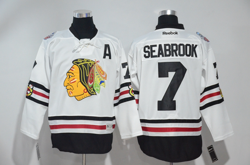 NHL Chicago Blackhawks #7 Seabrook White Winter Classic  Jersey