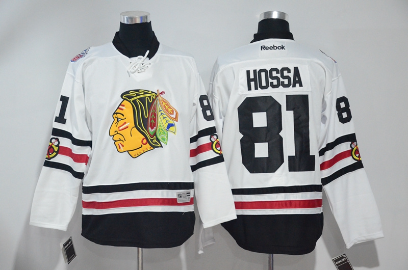 NHL Chicago Blackhawks #81 Hossa White Winter Classic  Jersey