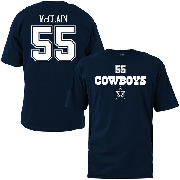 NFL Dallas Cowboys #55 McClain Mens T-Shirt