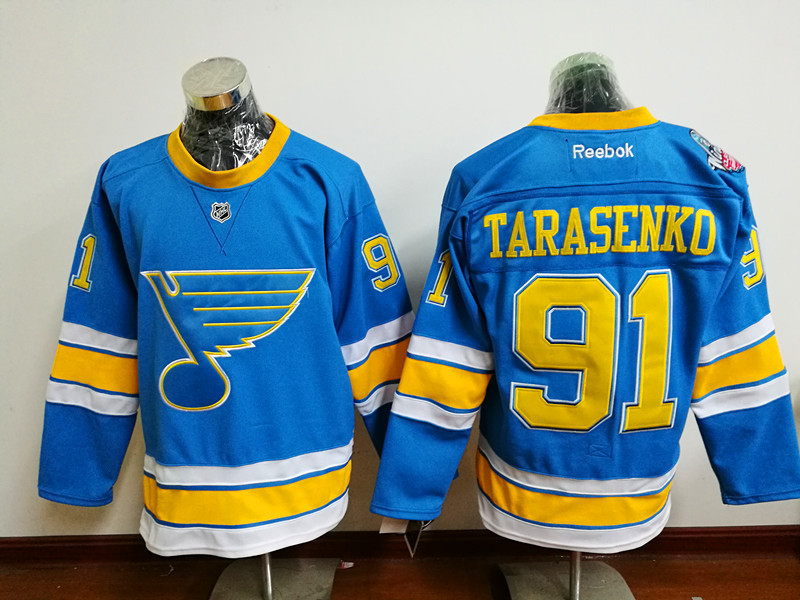 NHL St.Louis Blues #91 Tarasenko L.Blue Classical Jersey