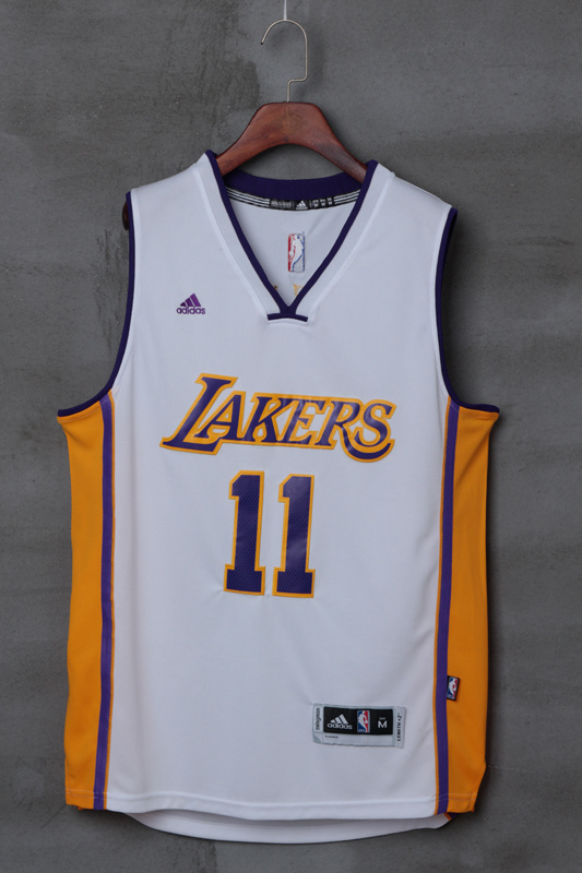 NBA Los Angeles Lakers #11 YI White Jersey