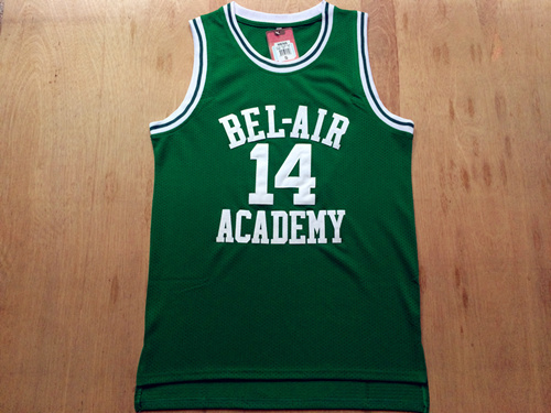Bel-Air Academy #14 Smith Green Basketball Jersey