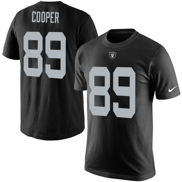 NFL Oakland Raiders #89 Cooper Black T-Shirt
