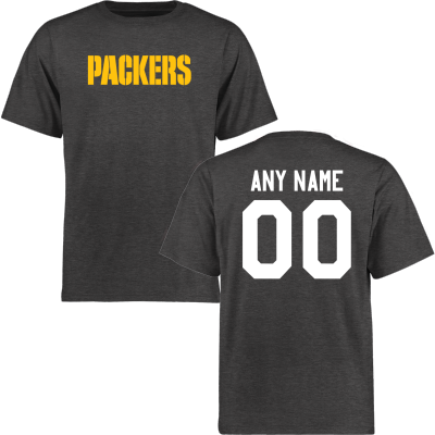 NFL Green Bay Packers #00 Any Name Personalized Grey Jersey