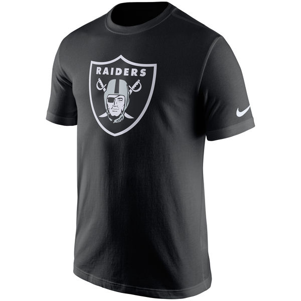 NFL Oakland Raiders Team Logo Black T-Shirt