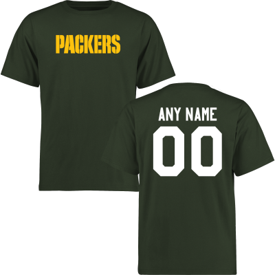 NFL Green Bay Packers #00 Any Name Personalized Jersey