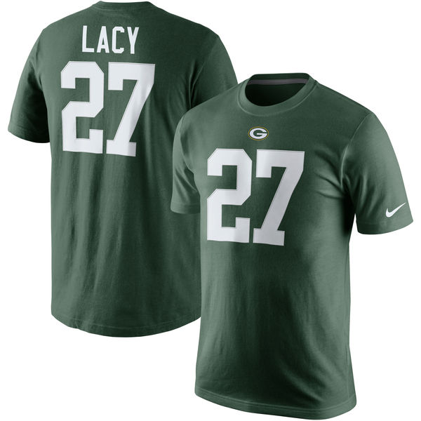NFL Green Bay Packers #27 Lacy Green Mens Jersey