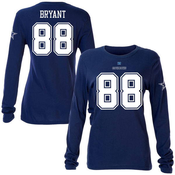 NFL Dallas Cowboys #88 Bryant Long-Sleeve Mens T-Shirt