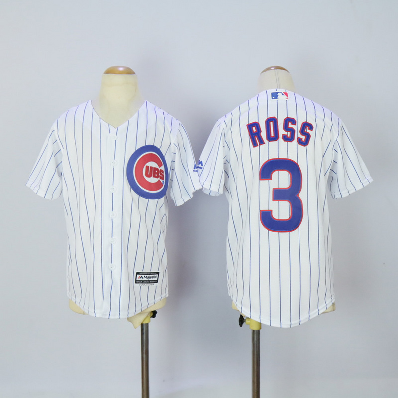 MLB Chicago Cubs #3 Ross White Kids Jersey