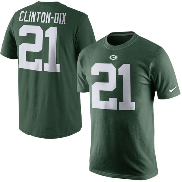 NFL Green Bay Packers #21 Clinton-Dix Green Mens Jersey