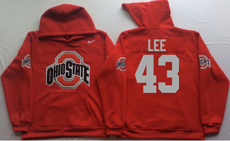 NCAA Ohio State Buckeyes #43 Lee Red Sweater