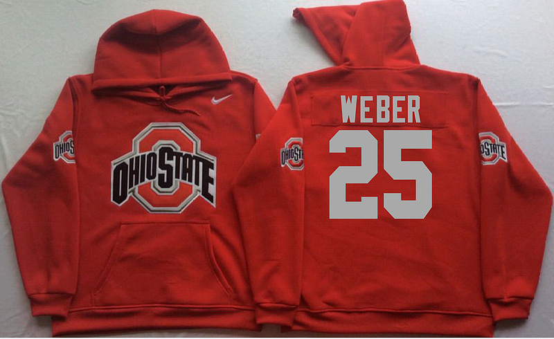 NCAA Ohio State Buckeyes #25 Weber Red Sweater