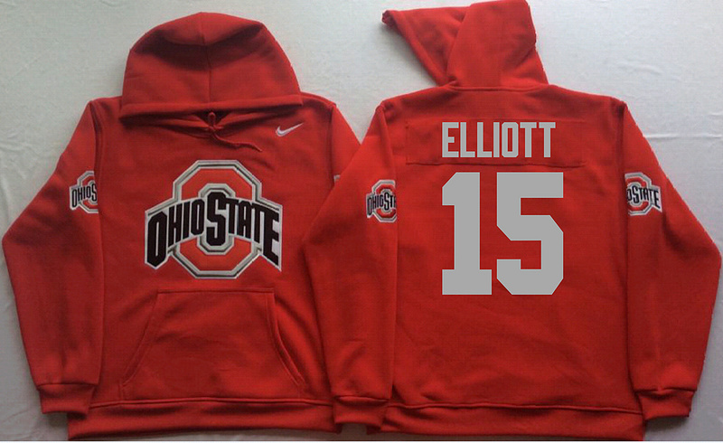 NCAA Ohio State Buckeyes #15 Elliott Red Sweater