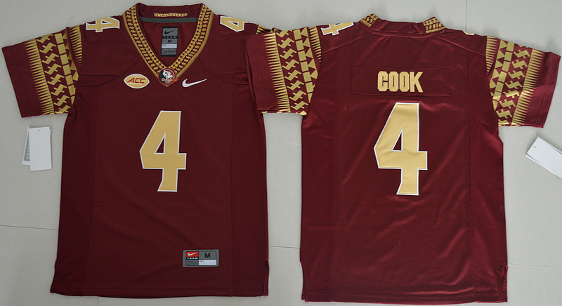 NCAA Florida State Seminoles #4 Dalvin Cook College Football Kids Red Jersey