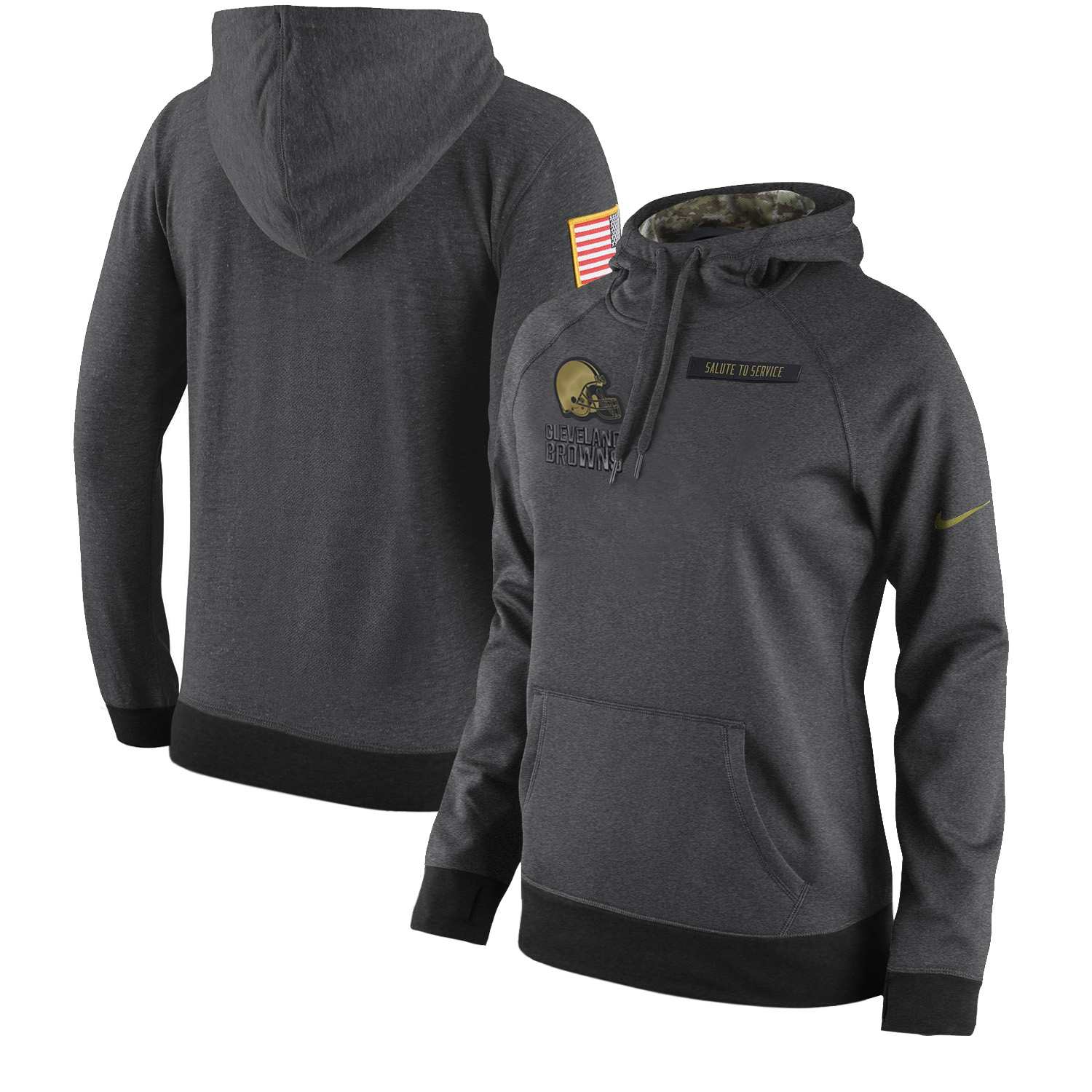 NFL Cleveland Browns Salute to Service Women Hoodie