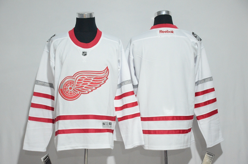 NHL Detroit Red Wings Blank White Jersey