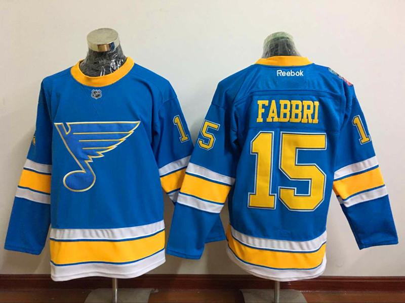 NHL St.Louis Blues #15 Fabbri L.Blue Classical Jersey