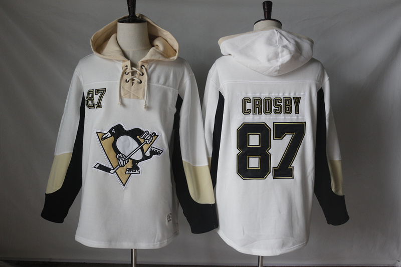 NHL Pittsburgh Penguins #87 Crosby White Color Hoodie