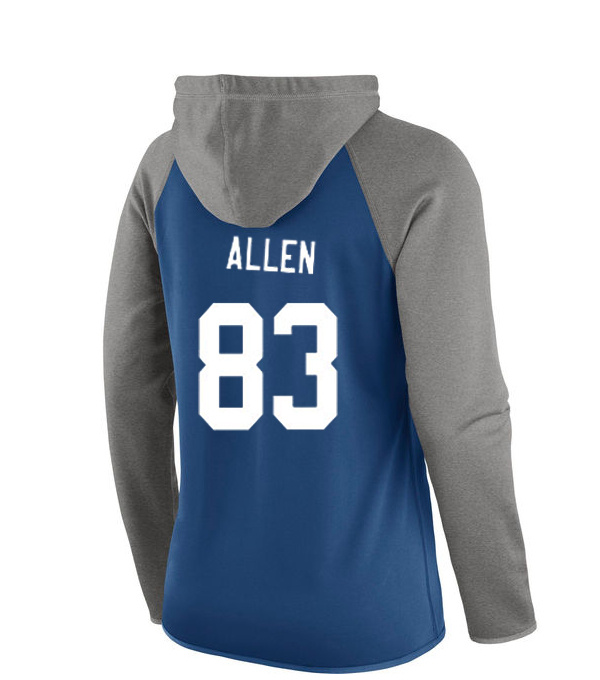 NFL Indianapolis Colts #83 Allen Blue Women Hoodie