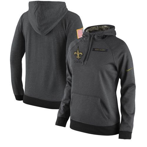 NFL New Orleans Saints Salute to Service Women Hoodie