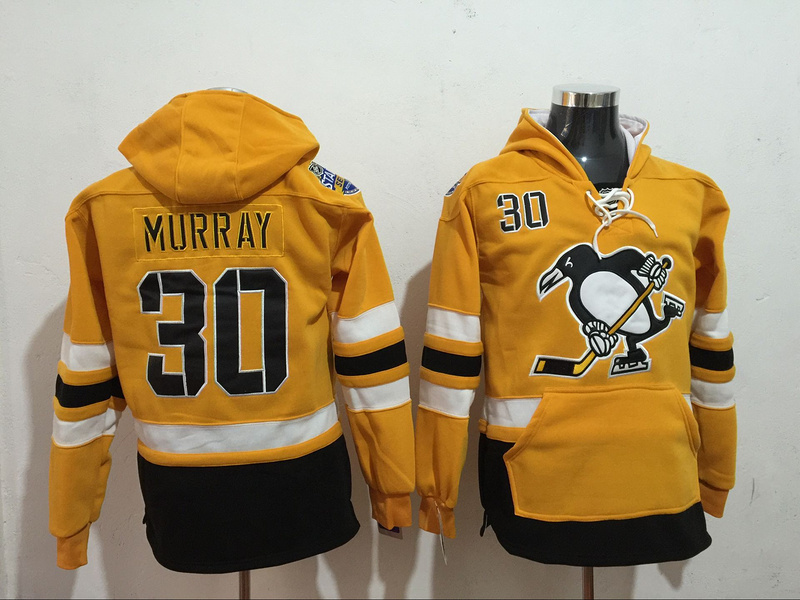 NHL Pittsburgh Penguins #30 Murray Yellow Hoodie