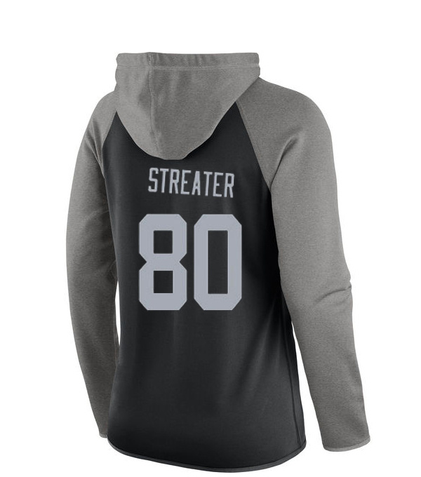 NFL Oakland Raiders #80 Streater Women Black Sweater