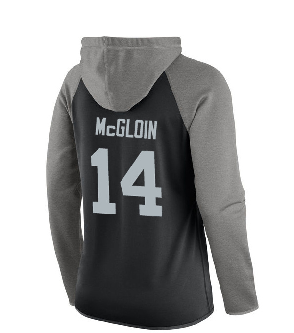 NFL Oakland Raiders #14 McGloin Women Black Sweater