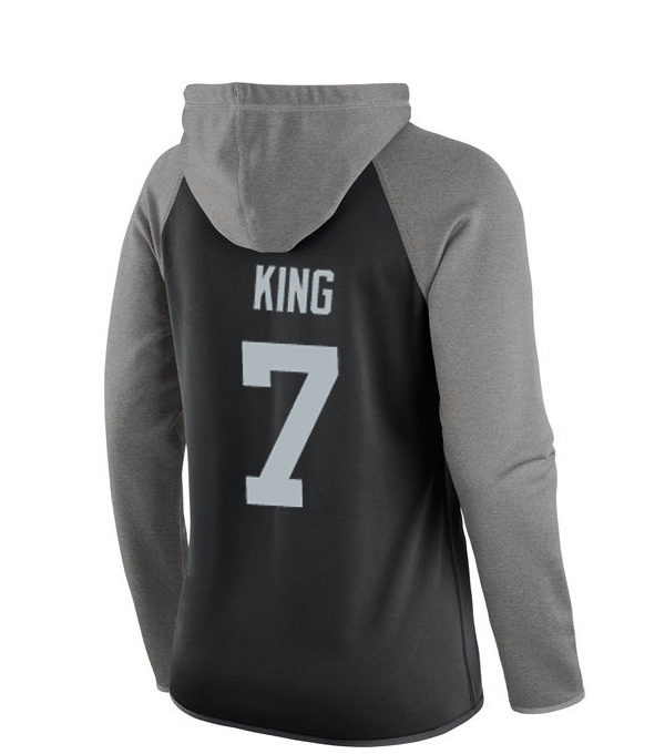 NFL Oakland Raiders #7 King Women Black Sweater