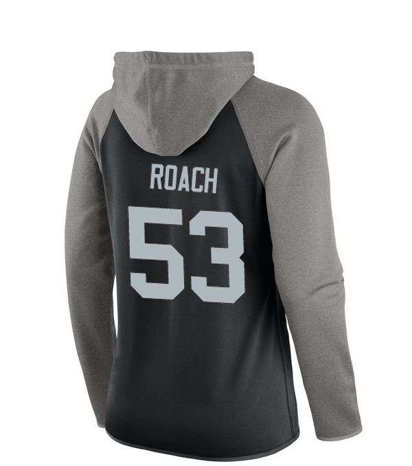 NFL Oakland Raiders #53 Roach Women Black Sweater