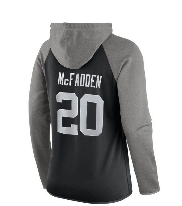 NFL Oakland Raiders #20 McFadden Women Black Sweater