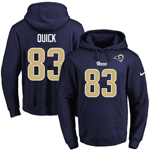 NFL Los Angeles Rams #83 Quick Blue Hoodie