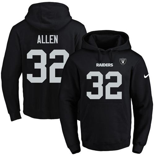 NFL Oakland Raiders #32 Allen Black Hoodie