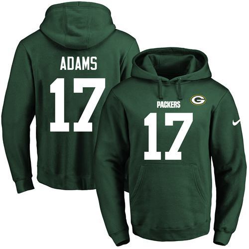 NFL Green Bay Packers #17 Adams Green Hoodie