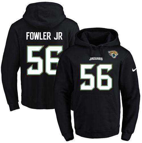 NFL Jacksonville Jaguars #56 Fowler JR Black Hoodie