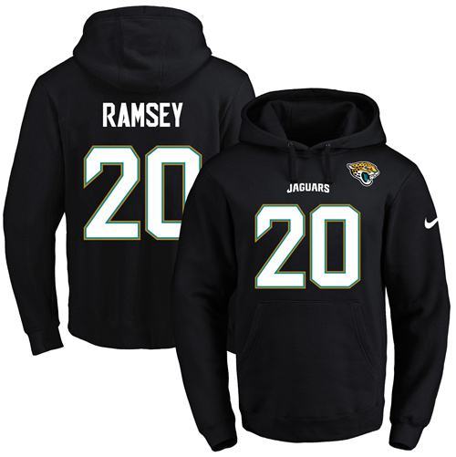 NFL Jacksonville Jaguars #20 Ramsey Black Hoodie
