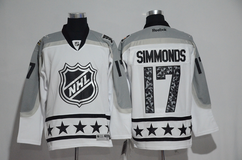 NHL 2017 All Star #17 Simmonds White Jersey