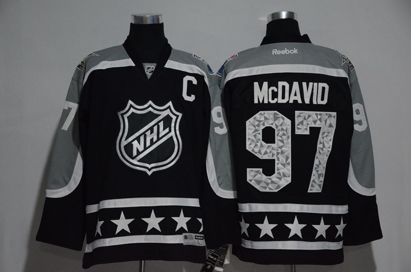 NHL 2017 All Star #97 McDavid Black Jersey